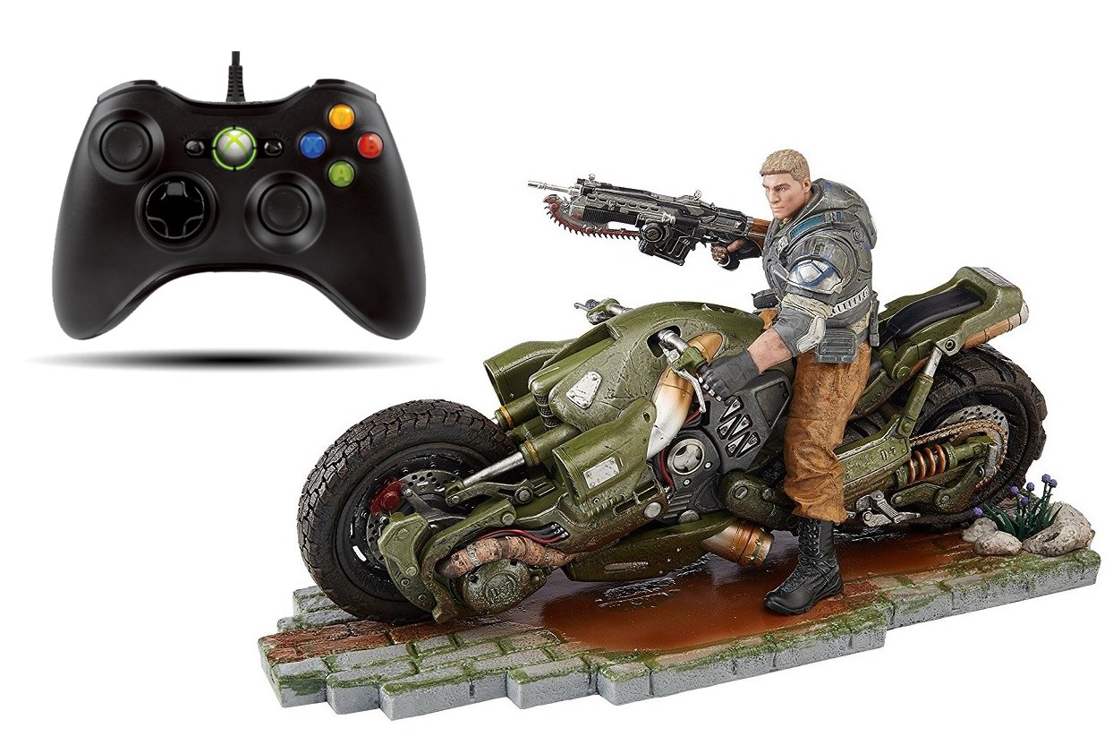 control Inalambrico Xbox One + Figura de Colección de Gears Of War