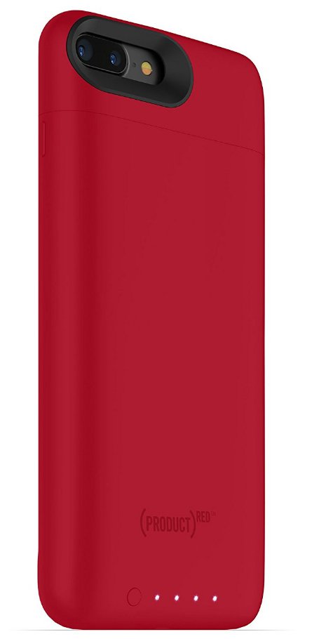 Funda Mophie Juice Pack Air - para iPhone 7 Plus - Rojo + Baterías Externas  2420 mAh