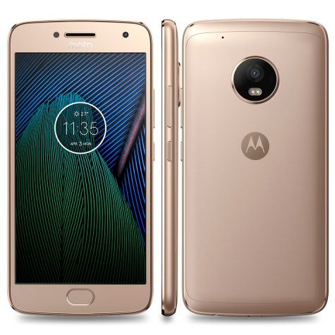 Enajenar azufre Atlético Celular Motorola Moto G5 - 5" - Qualcomm Snapdragon 480 - 2GB - 32GB -  13MP/5MP - Doble SIM - Android 7.0 - Dorado - PA5