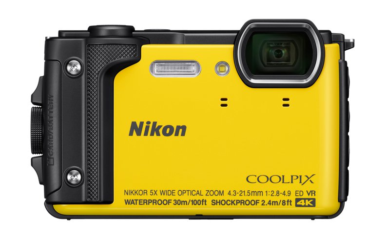 Cámara Nikon CoolPix W300 - Todo Terreno - 16 MP - 4K UHD - WiFi -  Bluetooth - Sumergible 30m - Amarillo - W300YEL