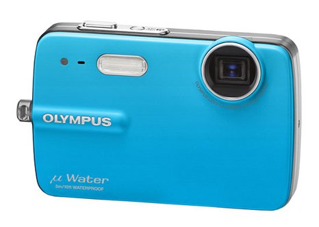 Cámara Olympus 10MPX Zoom óptico 3X, Digital 5X LCD 2.5 acuática, Azul