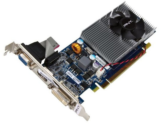 PNY Technologies Tarjeta de Video PNY nVidia GeForce G210, 1GB DDR2, X16 24  núcleos VGA+