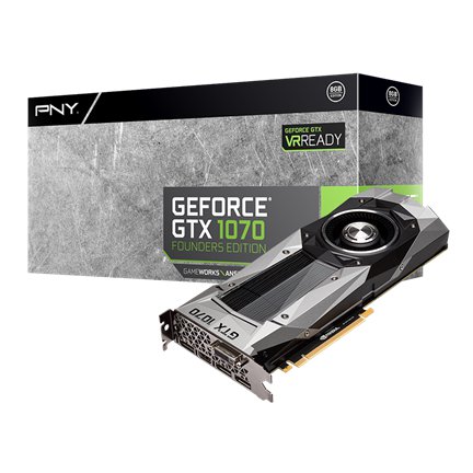 Tarjeta de Video PNY GeForce GTX 1070 8GB