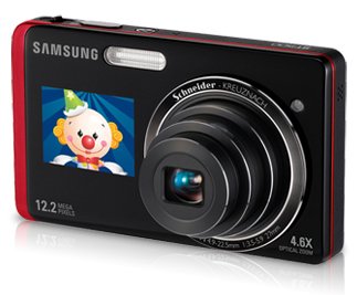 Cámara Digital Samsung ST500, 12Mpx, Doble pantalla, Negro/Rojo -  EC-ST500ZBPRMX/R
