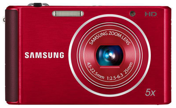Cámara Samsung ST77, 16 Mpx, Zoom Óptico 5X, LCD 2.7", Rojo - EC-ST77ZZFDRMX