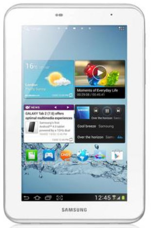 Enumerar Polo Asser Tablet Samsung Galaxy Tab 2 - 7" - Wi-Fi - 8GB - Android 4.0 - Blanca -  GT-P3110ZWLTCE
