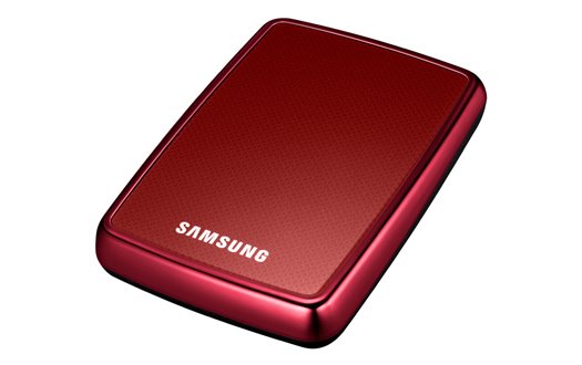 Microordenador Viaje Pantera Disco Duro Samsung Externo 250GB USB 2.0 Rojo Vino 1.8