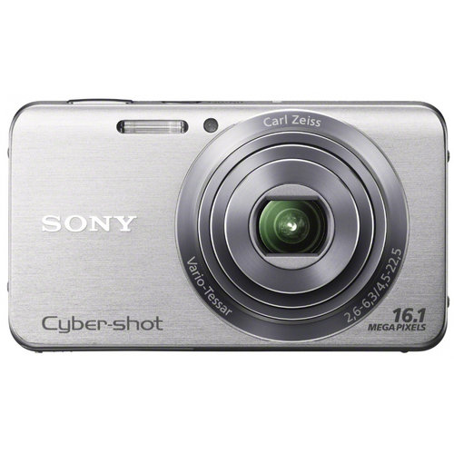 Camara Sony W630, 16.1 Mpx, Zoom Óptico 5X, LCD 2.7", Plata - DSC-W630/SC
