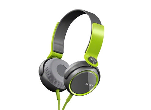 Audífonos Sony MDR-XB400, Gris y Verde - MDR-XB400/G