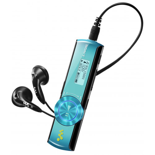 Reproductor MP3 Sony Walkman 4GB, USB, Carga rapida, FM, LCD, Azul
