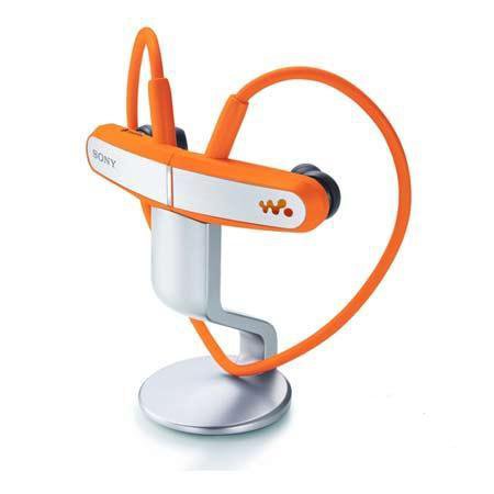 Reproductor Sony Walkman MP3 Serie W 2GB Libre de cables Zappin Naranja
