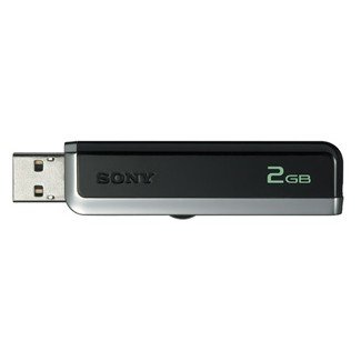Descuido Distribución Mesa final Sony Micro Vault Standard 2GB (USB Drive) Equipo de almacenamiento USM2GJ/L