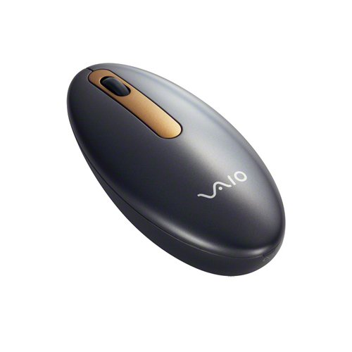 Mouse Sony VAIO Bluetooth, Negro y Dorado - VGP-BMS21/X LA