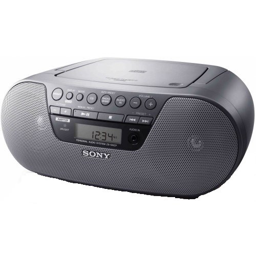 Radiograbadora Sony CD/AM/FM MP3 Auxiliar - ZS-S10CP