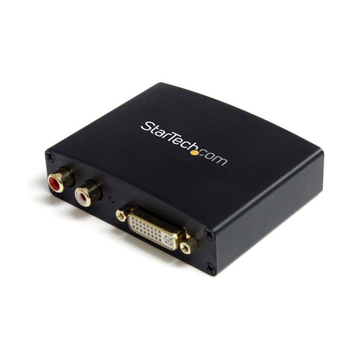 Adaptador Convertidor StarTech.com DVI-D a HDMI Audio RCA, PC a HDTV -  DVI2HDMIA