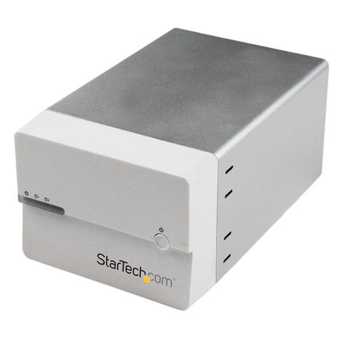Gabinete para Disco Duro StarTech.com - 2 Bahias 3.5" - UASP - RAID -  Externo - eSATA - USB 3.0 - S3520WU33ER