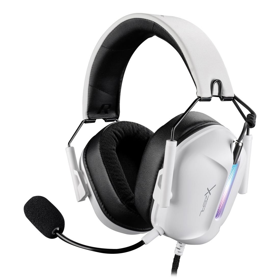 DIADEMA GAMER XZEAL ALAMBRICA RGB BLANCO