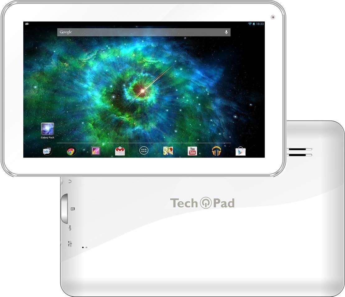 Tablet TechPad x9 Quad-Core 1 GB Android 6.0 Blanco