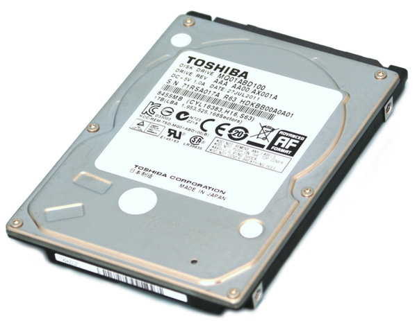 Kosciuszko Franco efectivo Disco Duro Toshiba 2.5" 1 TB SATA 2 HMQ01ABD100