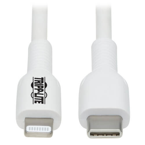 Cable usb c a lightning 1m blanco