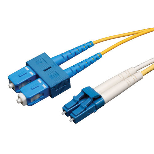 Cable de Fibra Tripp Lite LC SC 2M Amarillo N366-02M