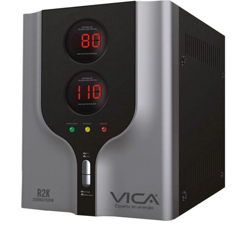 Regulador de Voltaje VICA R2K 2500VA/1500W 4 Contactos