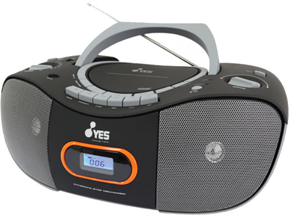 Radiograbadora YES CDY310, CD, MP3, Radio AM/FM, USB, AUX - CDY310