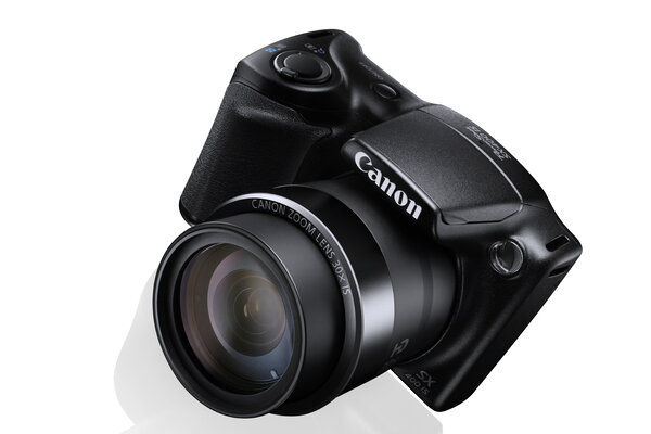 Camara Canon Powershot SX400 IS, LCD 3.0", 16 MPX, 30x Zoom, Batería Litio,  V.HD, Negro - 9545B001AA