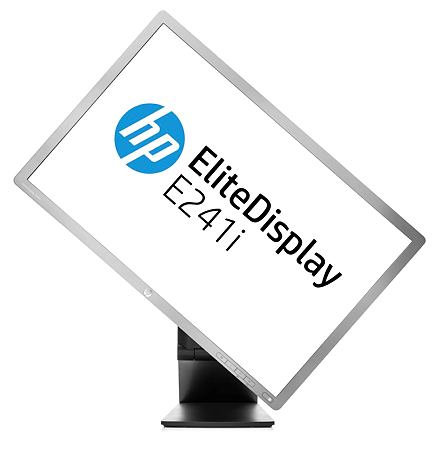 Monitor HP EliteDisplay E241i - 24" IPS LED - Full HD - VGA - DVI-D - DP -  USB - F0W81AA#ABA