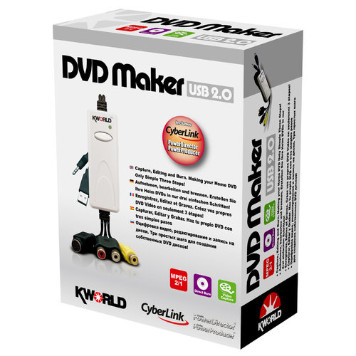 Capturador de Video DVD Maker - USB 2.0 - VHS a DVD - VS-USB2800D