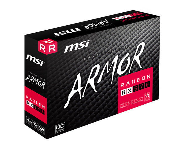 Tarjeta de Video MSI Radeon Rx 570 Armor-RX 570 ARMOR 4G OC