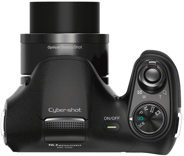 Cámara Digital Sony Cybershot 16.1Mpx, Zoom 21x, HD, USB, Negro - DSC-H100