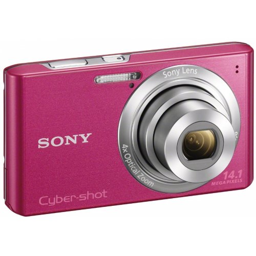 Cámara Sony DSC-W610, 14.1 Mpx, Zoom Óptico 4X, LCD 2.7, Rosa +