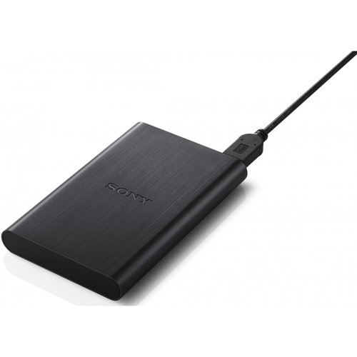 DIsco Duro Externo Sony HD-EG5 500GB, 2.5", USB 3.0/2.0, Aluminio Negro -  HD-EG5B