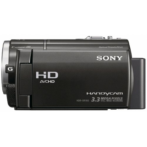 Mm Inclinado Directamente Cámara de Video Sony Handycam HDR-XR160, Full HD, Zoom Óptico 30x, LCD  Táctil 3" - HDR-XR160