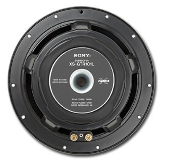Subwoofer Sony XPLOD - 25cm - 370W - Sin Cubierta - Frec.35-100 - XS-GTR101L