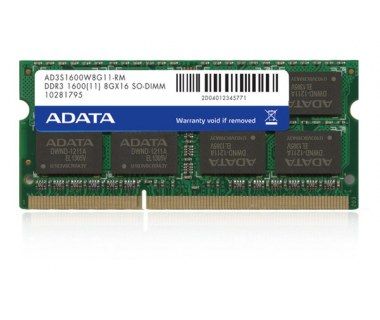 Memoria RAM para Laptop ADATA, DDR3, 8GB
