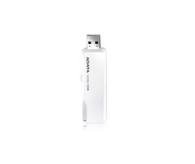 Memoria USB ADATA UV110 - 8GB - USB 2.0 - Retráctil - Blanco - AUV110-8G-RWH