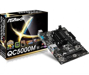 Tarjeta Madre ASRock QC5000M, AMD FT3 Kabini A4-5050/5000 Quad-Core APU