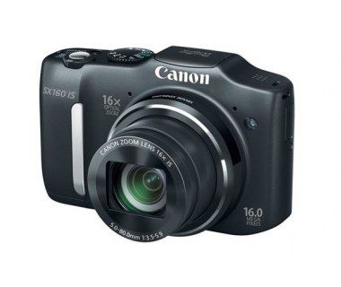 Cámara Digital Canon Powershot SX160 IS, Negra, 16 Megapixeles -  6354B001AA/BA