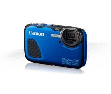 Cámara Canon PowerShot D30 Acuática, 12.1mpx, 5X, Vídeo HD, Azul - 9337B001AA