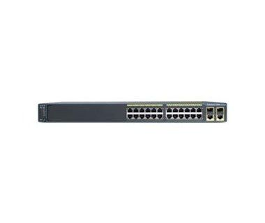 Switch Cisco Catalyst 2960, 24 puertos 10/100 + 2 puertos SFP Combo -  WS-C2960-24TC-L