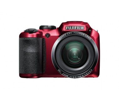 Cámara Digital Fujifilm FinePix S4800, 16MPX, 30X, LCD 3", Baterías AA,  HDMI, Roja - 351020205