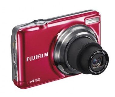 Cámara Fujifilm 14 Mpx, Zoom Óptico 3X, LCD 2.7", Rojo 351020302