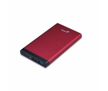 Bateria Portátil Genius ECO-u1027 - 10000mAh - Micro USB - Para Smartphone  y Tablets - Rojo - 39800013102