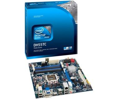 Tarjeta Madre Intel DH55TC MATX Audio HDMI DVI-D+VGA LAN DDR-3 1600MHz  PCIE-X1 BOXDH55TC
