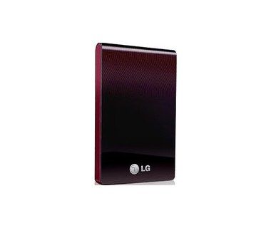 Disco Duro LG Externo Portátil XD1 USB 500GB Negro/Vino