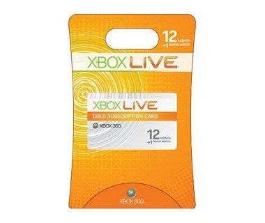 Xbox 360 Live, Suscripción Gold, 12 meses - 52P-00003