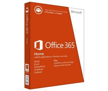 Licencia Microsoft Office 365 - Home Premium 32/64 - Suscripcion 1 Año -  6GQ-00040