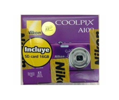 Paquete Nikon A100/SD16MRD 20.1M + Memoria SD 16GB